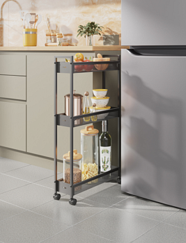 Этажерка "Вишера 13" (Графит) 