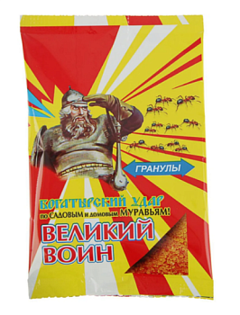 Гранулы от муравьев Великий Воин 50г