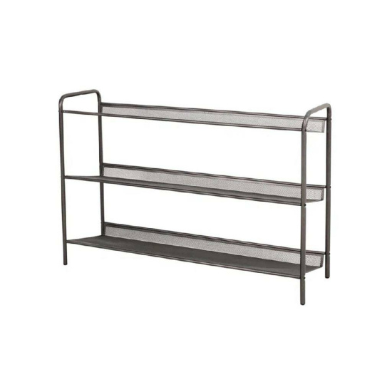 Подставка для обуви 3-х полочная "Женева 33" (графит) 