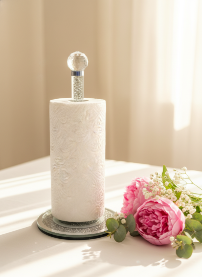 Держатель в серебре для кухонных полотенец OLS-6797-26