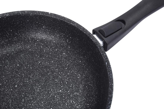 Сковорода 280мм со съемной ручкой, антипригарное покрытие (темный мрамор "Marble Induction" смти282а Сковорода 280мм со съемной ручкой, антипригарное покрытие (темный мрамор "Marble Induction" смти282а