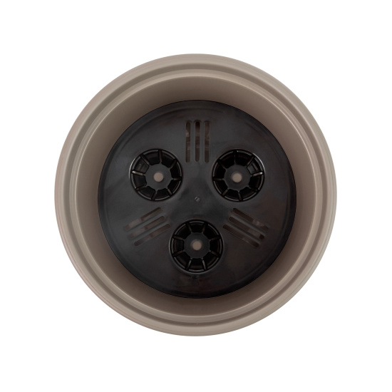 Горшок цв."Сканди" 1л (с дренажной вставкой)(какао) М9159