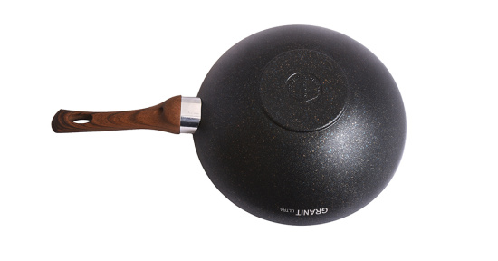 Сковорода Wok (классическая) 280/95мм с ручкой, АП линия "Granit ultra" (blue) свкгг280а Сковорода Wok (классическая) 280/95мм с ручкой, АП линия "Granit ultra" (blue) свкгг280а