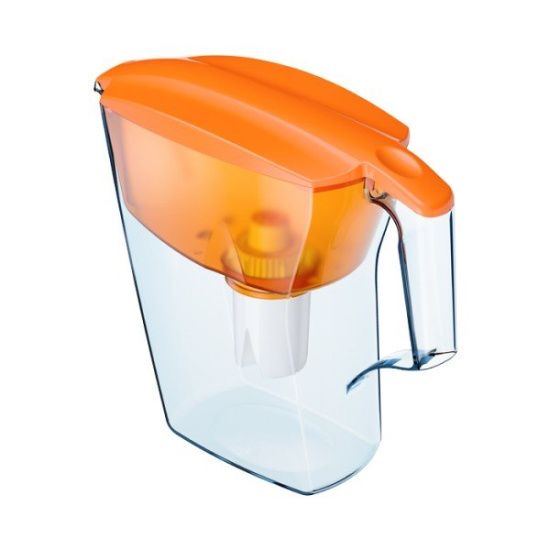 Водоочиститель Кувшин Аквафор Сити (оранжевый) с доп.комплект.модулем 