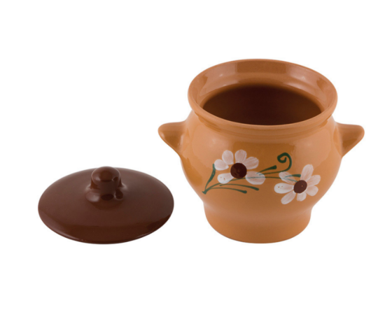 Горшок 0,65 л для жаркого "Цветы" 006692