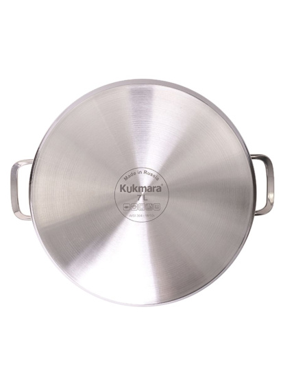 Мантоварка 3в1  7,0 литров, диаметром 28см, 3 секции, со стеклянной крышкой STM702803G