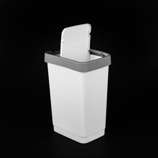 Контейнер д/мусора 25л (белый) М9165