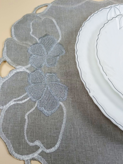 Набор плейсмат серые 35*45 см OLS-918-3