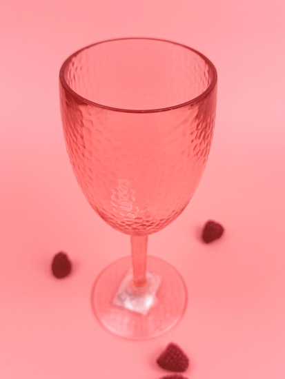 Бокал для вина 280мл пластиковый (цвет микс) OLS-179-27