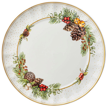 ТАРЕЛКА ЗАКУСОЧНАЯ LEFARD "CELEBRATION" 20 СМ (КОР=36ШТ) (54-600)