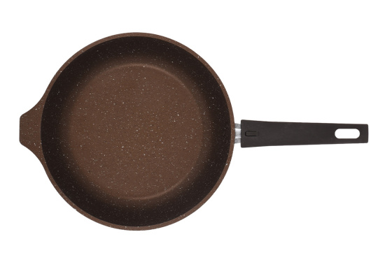 Сковорода 260/60мм со съемной ручкой,антипригарное покрытие(кофейный мрамор) смк263а Сковорода 260/60мм со съемной ручкой,антипригарное покрытие(кофейный мрамор) смк263а