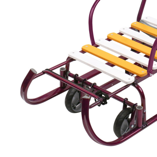 Санки Тимка 6 УНИВЕРСАЛ  Т6У/А (амарантовый лак)