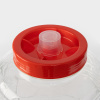 Банка 9л проз. с гидрозатворной крышкой
