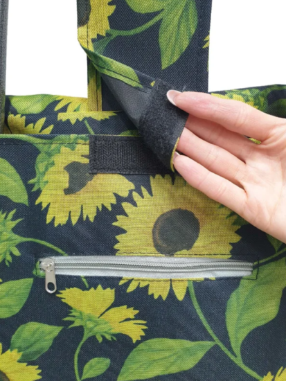 Тележка с сумкой A204 "Подсолнух", 30 кг 093588