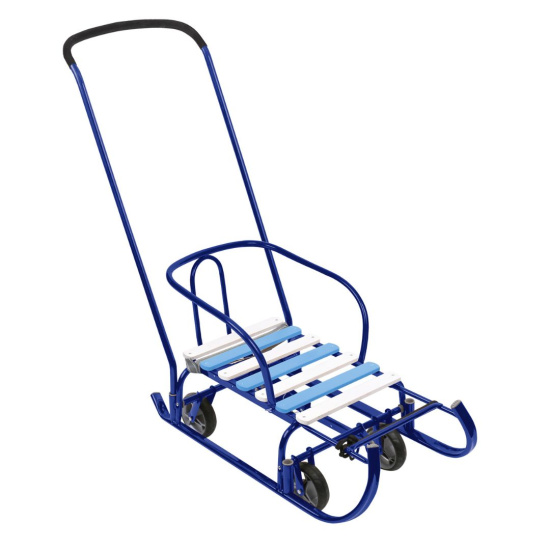 Санки Тимка 6 УНИВЕРСАЛ  Т6У Синий лак