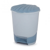 Ведро для мусора с педалью 10л. голубой М1380