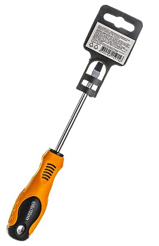 Отвертка Park Standart SL6х10см, двухкомпонентная рукоятка, шлицевая 008410