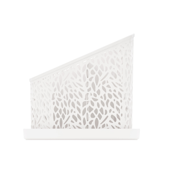 Подставка под столовые приборы "Сердце" белый М6252