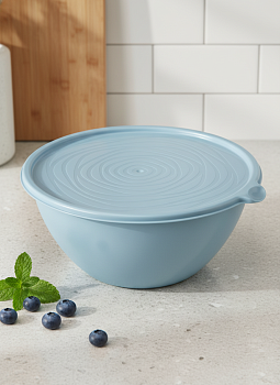 Миска-салатница "Риччи" 2л серо-голубая С860СГОЛ