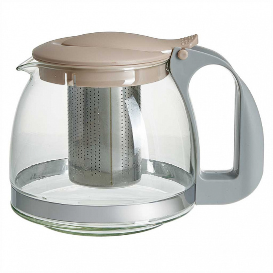 Заварочный чайник с фильтром бежевый 1250мл АК-5525/5