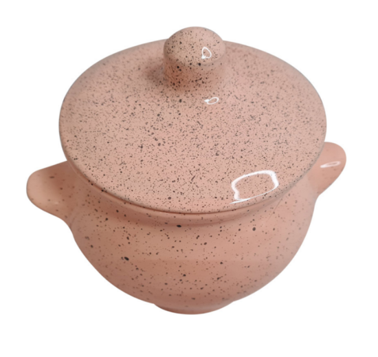 Горшок для жаркого 0,5 л. с ручками,фламинго 109522 Горшок для жаркого 0,5 л. с ручками,фламинго 109522