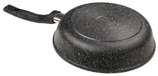 Сковорода гриль 260/70мм Гранит пласт/руч. без кр, сг261аг