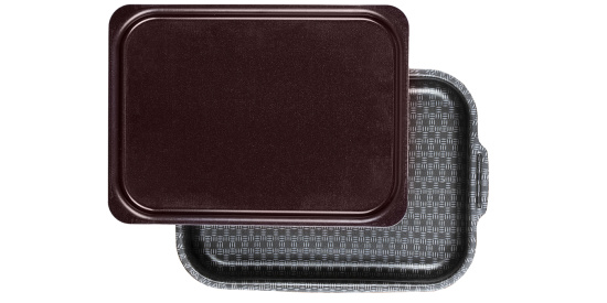 60633524 Противень 270*350мм, мет/крышка "Кружево"