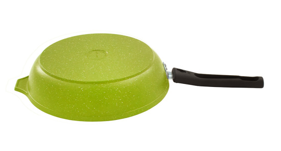 Сковорода 260мм со съемной ручкой,антипригарное покрытие"Trendy style" (lime) 261tsl