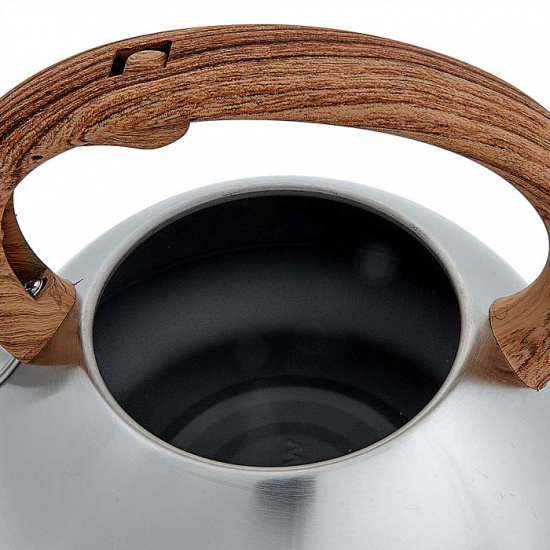 Чайник для плиты 3,0л со свистком ВЕ-0593 WEBBER нержавеющая сталь сатин 