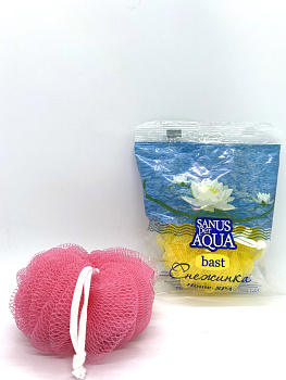 Мочалка банная "Снежинка" м003