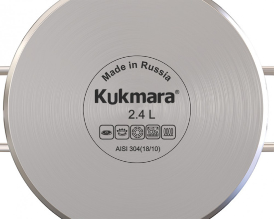 Сотейник линии "SAFIA" 2,4л, д,22см, со стекл. крышкой SF-STP2422G