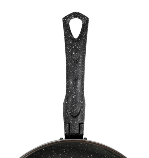 Сковорода 220 мм, 1 руч., ст/кр, а/п. Easy Stone. Алюминий марки А5 6822352