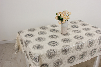 Клеенка 137см Lace Print CYM-209k-2 беж