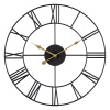 Часы настенные круг 45,5см, открытая стрелка, корпус черный "Классика" "Рубин" 4848-004,,