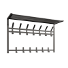Вешалка с полкой 2-х ярусная "Торонто 32", hanger with shelf (Графит) ВСПТ32  ГР,,