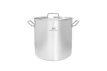 Котел 40 литров, диаметром 40см, с металлической крышкой U-SP40040M (Несорт.),,