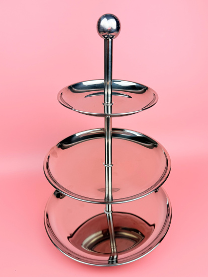 Этажерка серебро 14*20*23см OLS-9414-12