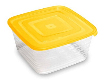 Контейнер для продуктов (СВЧ) "Унико" квадратный 2,1л С211