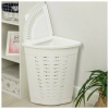 Корзина д/белья 45л угловая (белый) М1546