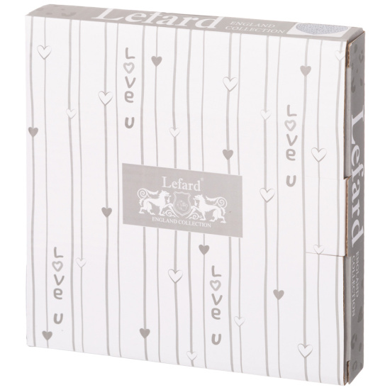 ТАРЕЛКА ЗАКУСОЧНАЯ LEFARD "LOVE YOU" 20,5 СМ (КОР=40ШТ.) (165-562)