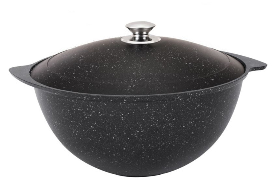 Казан для плова 7л АП (темный мрамор) кмт75а