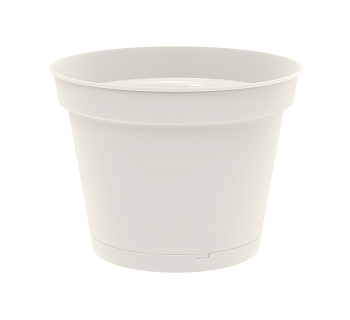 Горшок для цветов "Mint" D185мм 2,3л с поддоном (светло-бежевый) 221612025/01