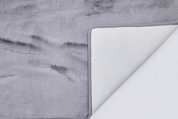 Коврик плюшевый 60/100 My Bunny серый