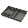 Лоток для столовых приборов раздвижной "Смарт" темно-серый С424ТСЕР