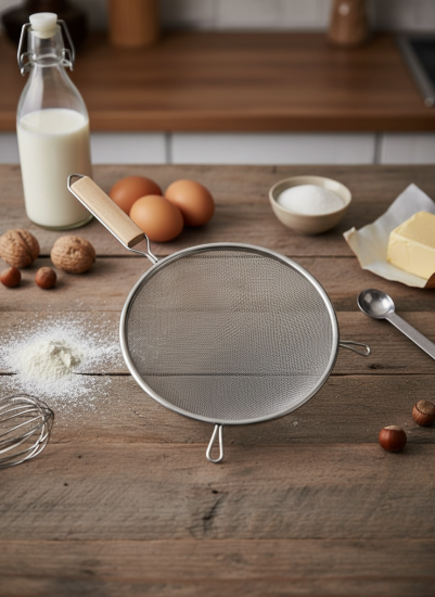 Сито с деревянной ручкой 20см OLS-432-19