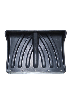 Снеговая лопата КРЕПЫШ №2 пластмассовая с клёпанной планкой 465х340мм, ø-32 13749