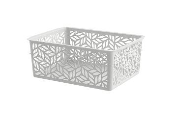 Корзинка универсальная "Linden" 1,4л, 190х140х75мм (светло-серый) 221313021/03