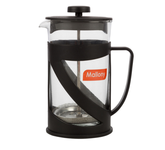 Чайник/кофейник (кофе-пресс) PERSONA, 600 мл, из жаропрочного стекла в пластиковом корпусе 006973