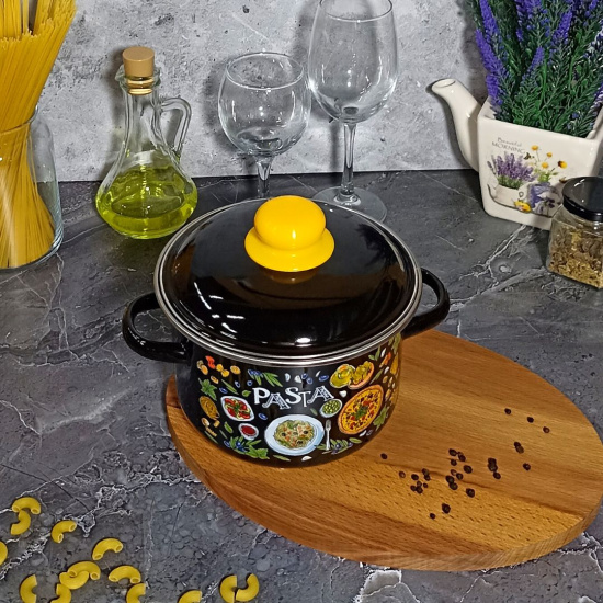 Кастрюля 2,0л цил. черн. Pasta 1RD161M  Кастрюля 2,0л цил. черн. Pasta 1RD161M