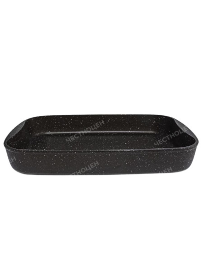Противень 335х220*55мм  АП (темный мрамор) пмт01а